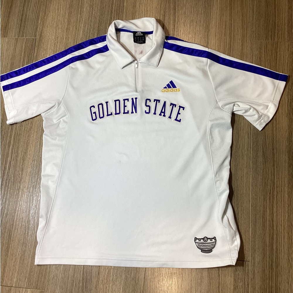 Adidas Golden State Warriors Champions Warm Up Jacket‎ Men’s XL – Pre-Owned